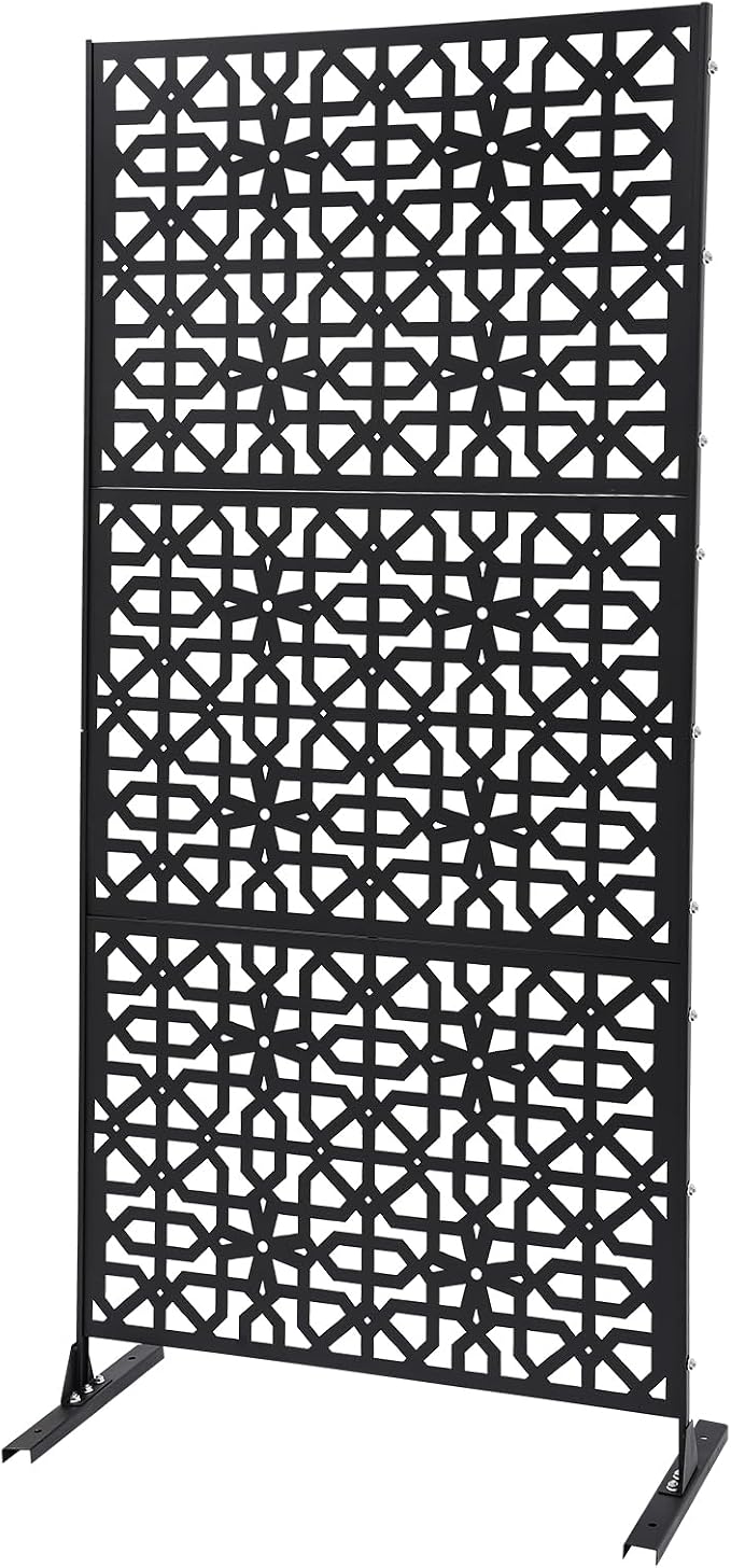 Outdoor Metal Privacy Screen by WANLECY