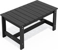 SERWALL Outdoor Coffee Table, HDPE Patio Coffee Table by SERWALL