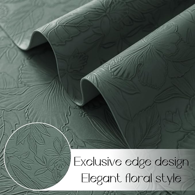 Romanstile Vinyl Placemats Set of 8-12 X 18 Inch - Image 6