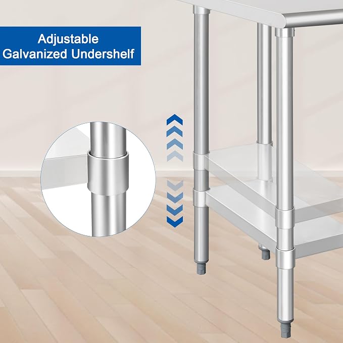 HARDURA Stainless Steel Table 24X12 Inches - Image 5