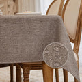 BALCONY & FALCON Small Square Tablecloth Washable Wrinkle Resistant and Water by BALCONYFALCON