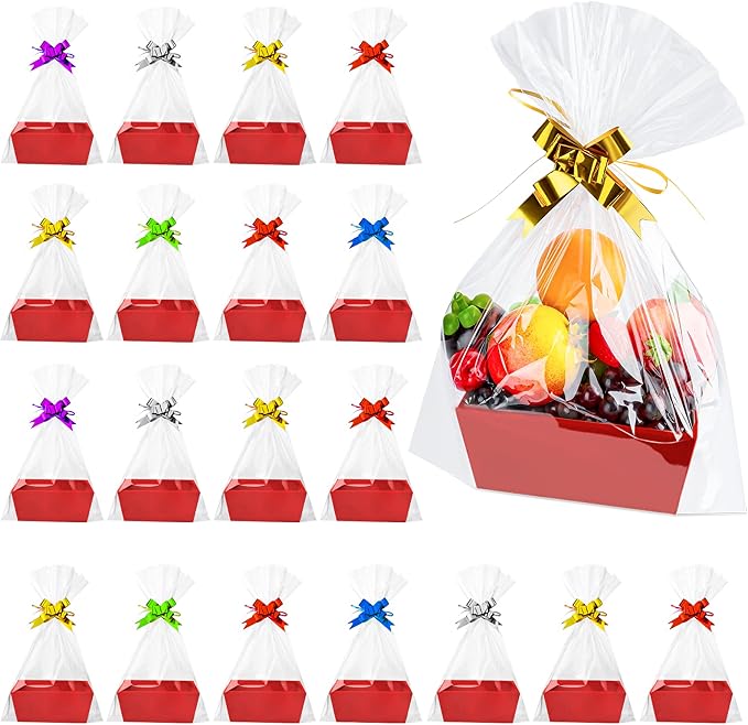 Fainne 74 Pcs Baskets for Gifts Empty Bulk DIY Empty Gift Basket Include 20 by Fainne