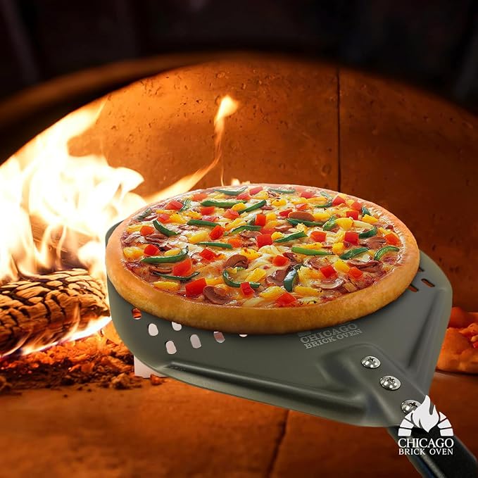 Chicago Brick Oven Perforated Pizza Peel - Image 6