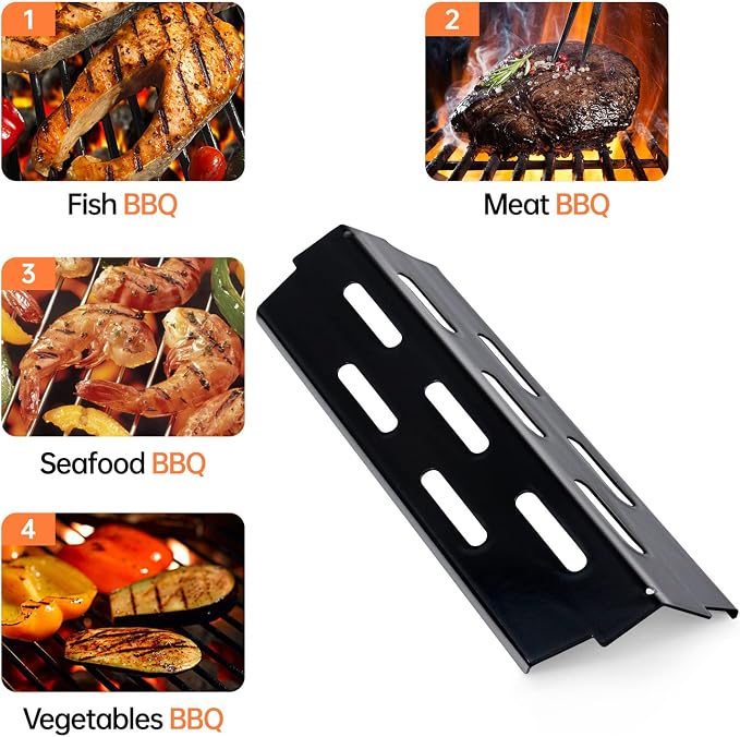 Porcelain-Enameled Grill Flavorizer Bar Heat Plates - Image 5