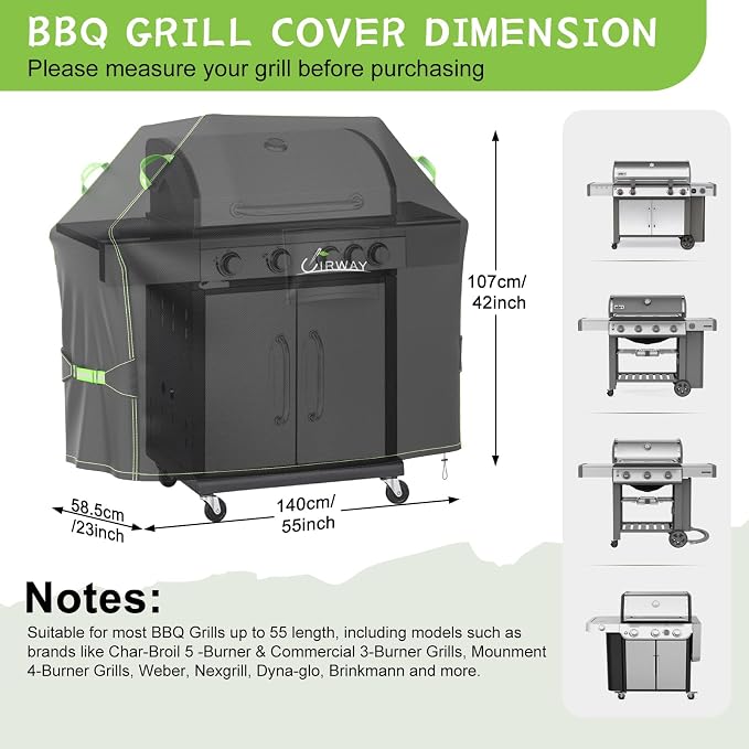 UIRWAY Weber Grill Cover - Image 2