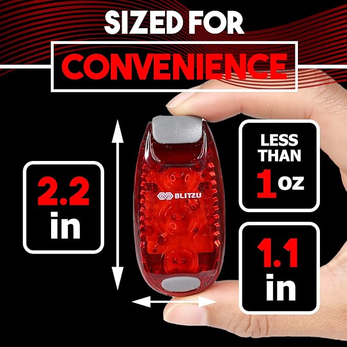 4 Pack LED Safety Light, Clip on Reflective Gear Lights - Image 6