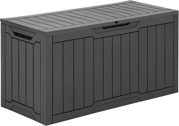 YITAHOME 80 Gallon Resin Deck Box, Weather Resistant Outdoor Storage Box - Image 7