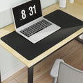 Black Plastic Table Cover Protector, 1.5mm Thick Rectangle Vinyl Table Top by FURKIT
