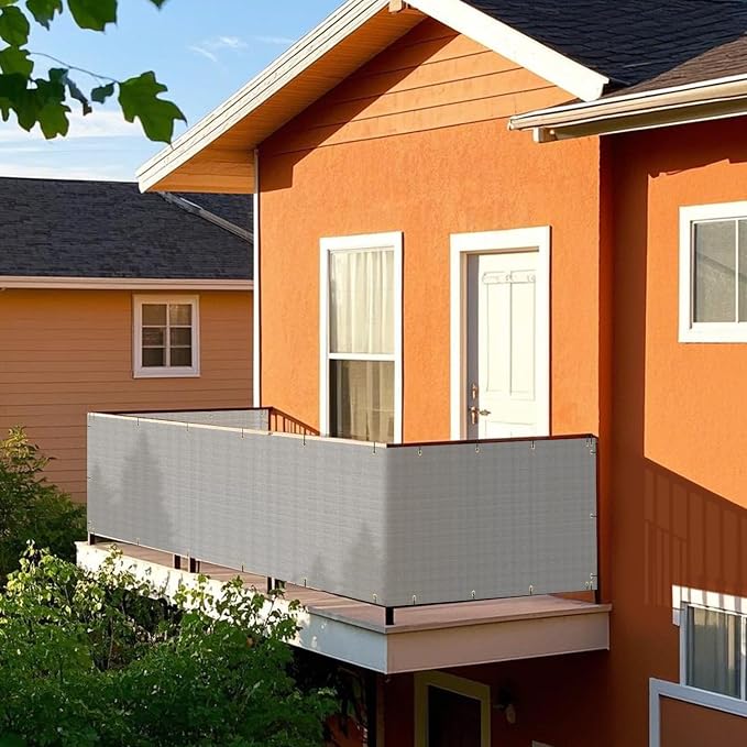 2.5' x 222' Balcony Privacy Screen Fence Cover - Image 7