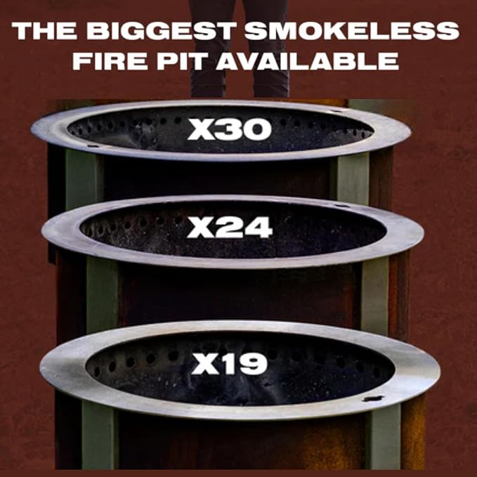 Breeo Smokeless Fire Pit | 34.5 inch Smokeless Firepit - Image 7