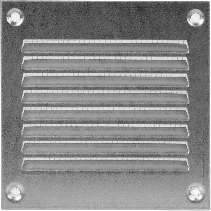 Repa Market 4x4 Inch Air Vent Cover/Galvanized Steel Louvered Grill Cover by RepaMarket