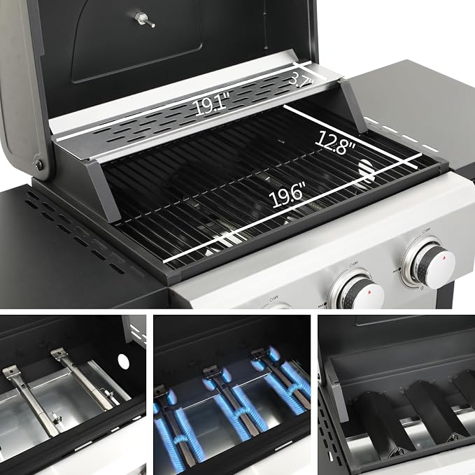 3-Burner Propane Gas BBQ Grill - Image 3