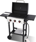 3-Burner 28650 BTU Propane Gas Grill, 252 Sq. In. Cast Iron Grates, Portable by Unknown