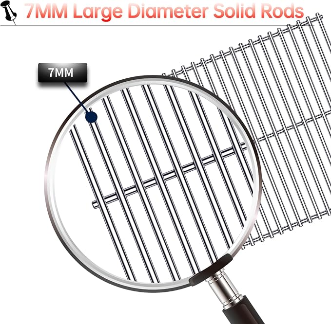 BBQ Grill Grates Replacement for Cuisinart Gas Grill CGG-200, CGG-240 - Image 4