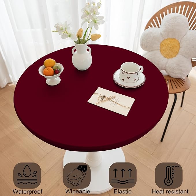 Round Fitted PU Tablecloth - Image 2
