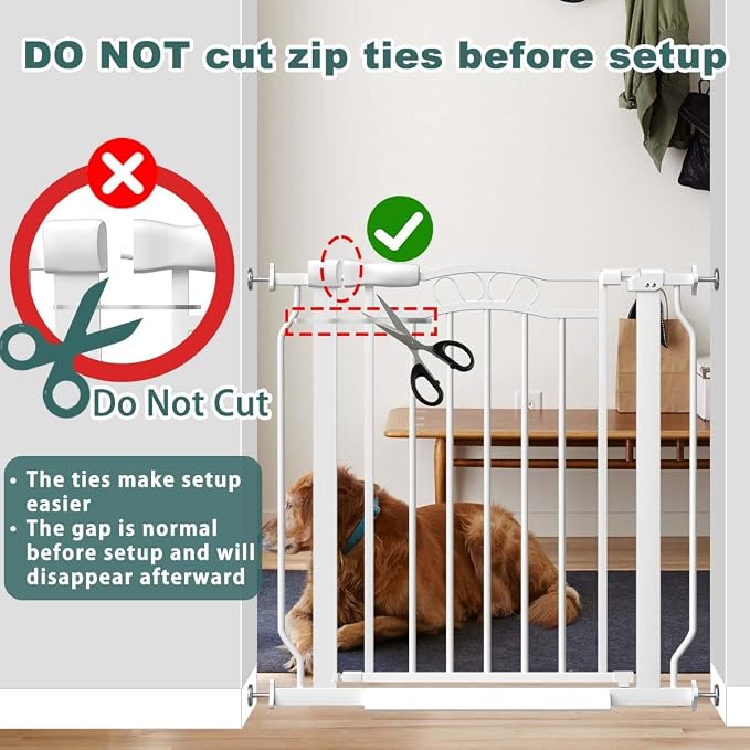 Fairy Baby 62.5"-71.6" Extra Wide Long Baby Gate - Image 8