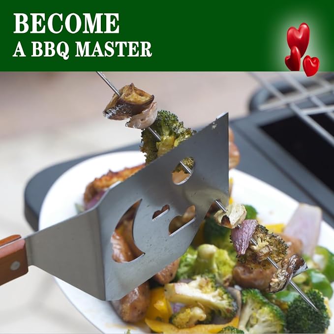 BBQ Gift for Men Dad Husband, Fathers Day Birthday Gifts, 7 in 1 Grill Spatula - Image 8