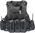 BOMTURN Tactical Airsoft Vest Upgrade Adjustable Modular Paintball Vest Outdoor by BOMTURNTACTICALEQUIPMENT