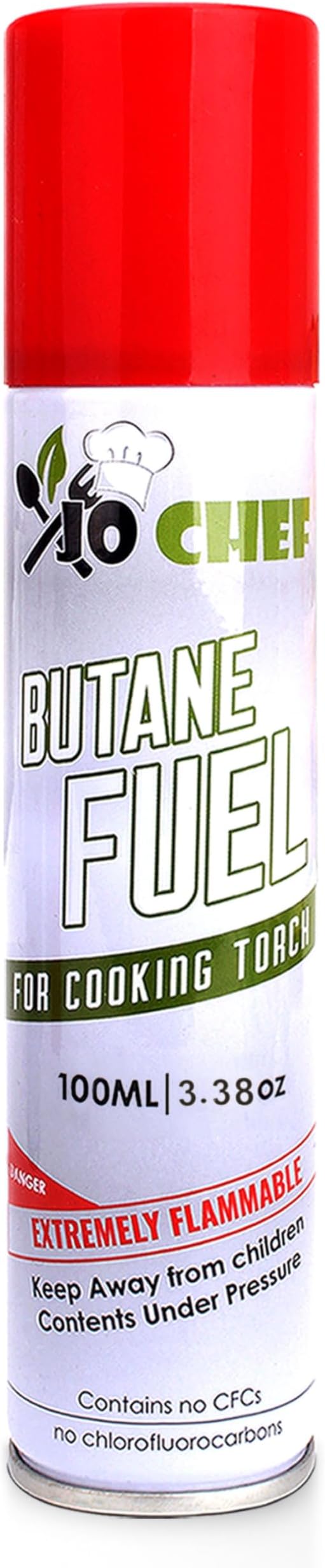 Jo Chef Butane Refill, Butane Torch Fuel Refill, Gas Lighter Fluid Refill by JoChef