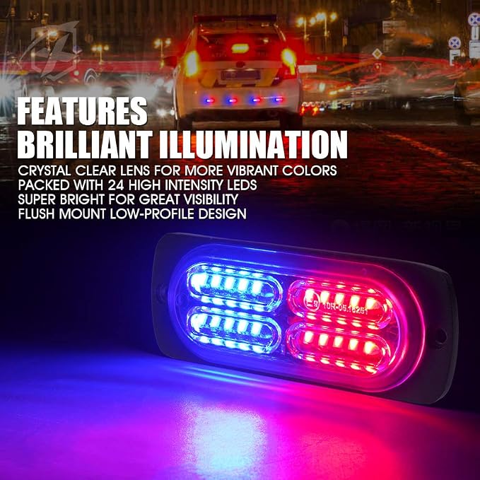 Xprite 24 LED Surface Mount Strobe Lights Kit - Image 3