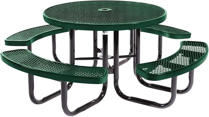 Coated Outdoor Furniture Heavy-Duty Portable Outdoor Picnic Table by CoatedOutdoorFurniture