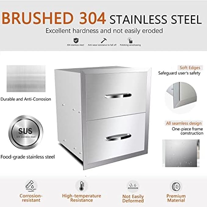 Stainless Steel Outdoor Kitchen Drawers - Image 5