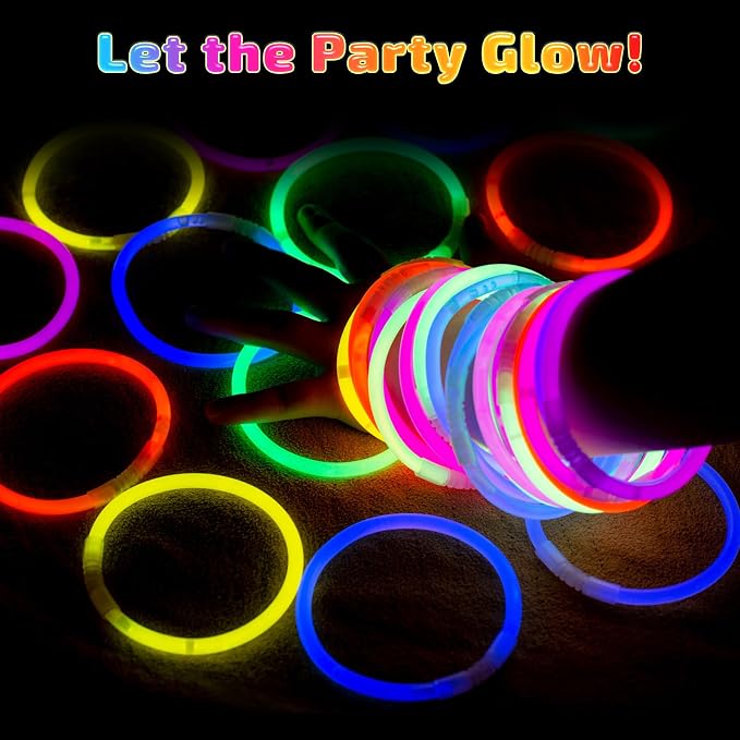 100 Pcs Glow Sticks Bulk, Night Clubs - Image 7