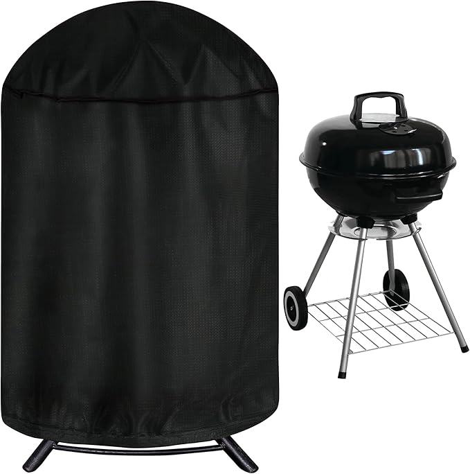 iCOVER Round Grill Cover, Waterproof Charcoal Kettle Grill Cover, UV Resistant by iCOVER