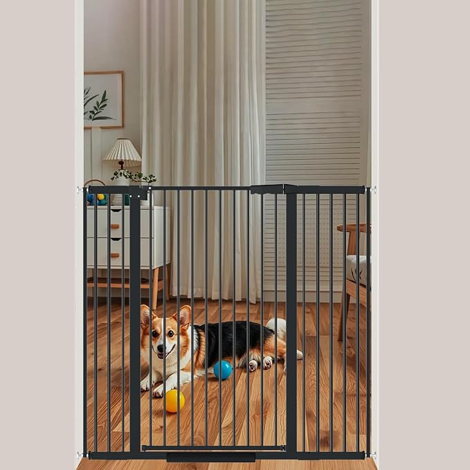 40.55" Tall 1.37" Ultra Narrow Spacing Dogs Pets Baby Gate by AiWMGL