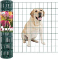 Green PVC Coated Welded Wire Fence 24 Inch x 25 Foot, 2 Inch x 3 Inch 16GA by FOREHOGARGARDEN%EF%BC%86HOME
