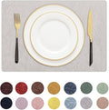 Romanstile Vinyl Placemats Set of 8-12 X 18 Inch by Romanstile