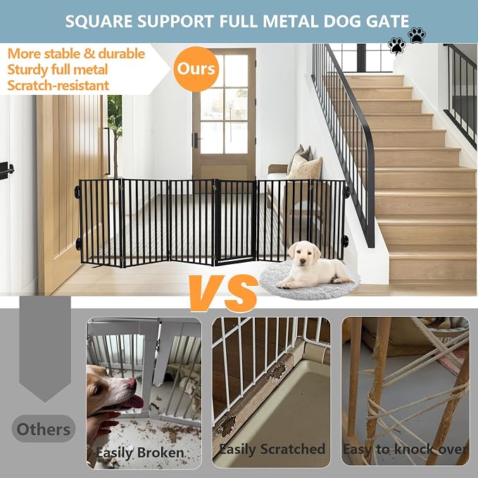 Full Metal Freestanding Dog Gates - Image 2