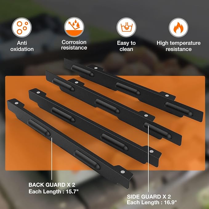 Upgraded Wind Guards for Blackstone 36” Griddle, 5015 Magnetic Stainless Steel - Image 7