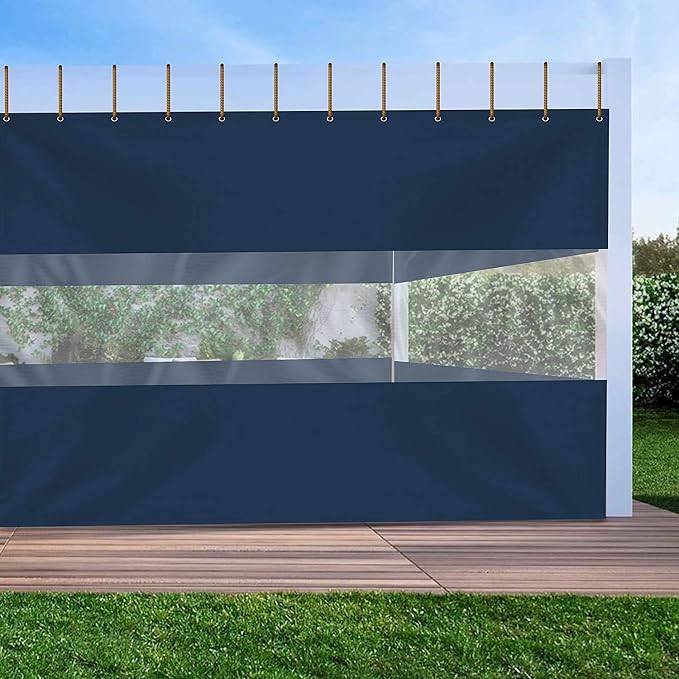 Covers & all Outdoor Clear Panel Curtain, 12 oz Vinyl Outdor Curtains - Image 5