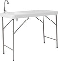 Flash Furniture Wesley 4' Portable Fish Cleaning Table by FlashFurniture