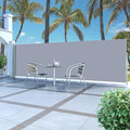 YAFF Retractable Outdoor Folding Privacy Divider, Water & UV Resistant Sun by YAFF