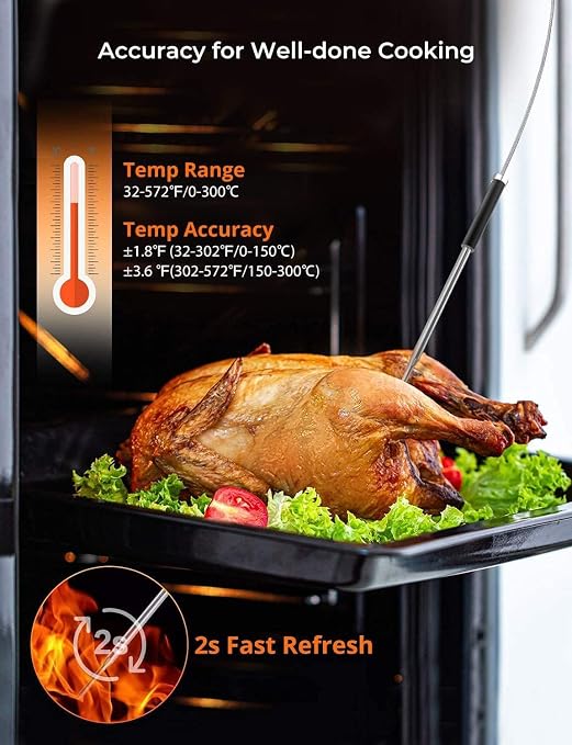 Govee Bluetooth Meat Thermometer, Digital Wireless Meat Thermometer - Image 5