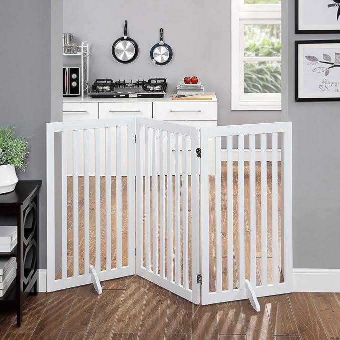 unipaws 36”H Free Standing Pet Gate - Image 3