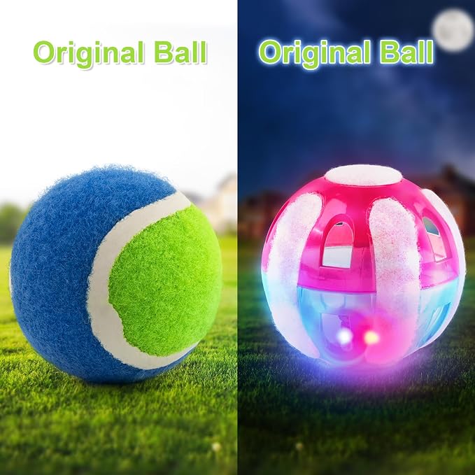 Ayeboovi Kids Outdoor Beach Pool Toys Toss and Catch Ball Set Upgraded Light UP - Image 6