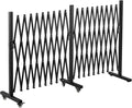 TECSPACE Aluminum Expandable Garden Fence, Portable Barricade Gate by TECSPACE