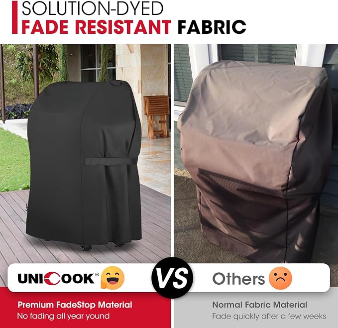 Unicook 30 Inch Grill Cover, Heavy Duty Waterproof 2 Burner Small BBQ Cover - Image 4