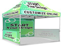 10x15FT Custom Pop Up Canopy Tent by LOJUFAN