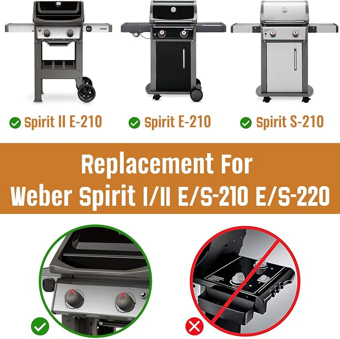 7635 15.3" Flavorizer Bars for Weber Spirit Grill Parts, Grill Replacement - Image 3