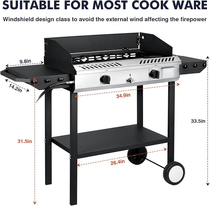 Llamaviva 2 Burner Outdoor Gas Stove - Image 3