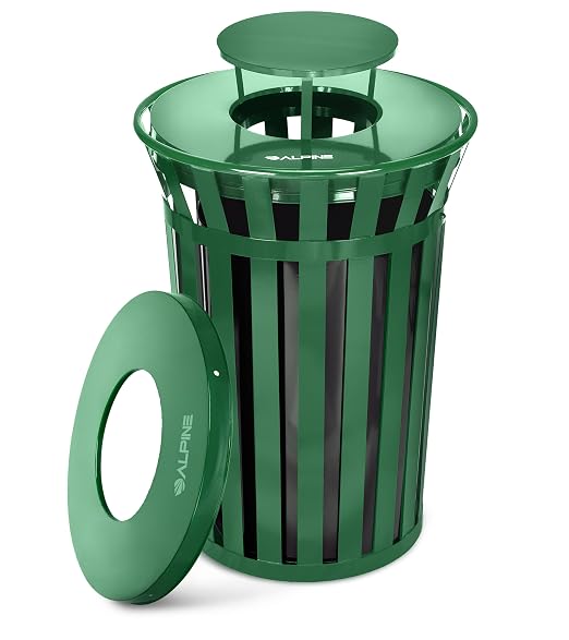 Alpine Commercial Outdoor Trash Can by AlpineIndustries