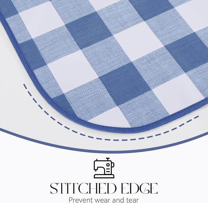 MOSAYT Rectangle Vinyl Tablecloth, 100% Waterproof Buffalo Gingham Plastic - Image 3