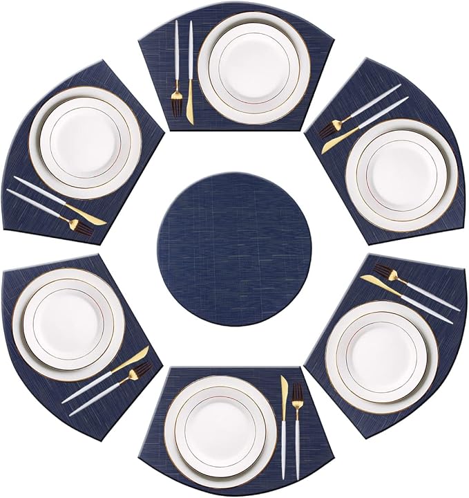 PIGCHCY Wedge Shaped Placemats Set of 6 by PIGCHCY