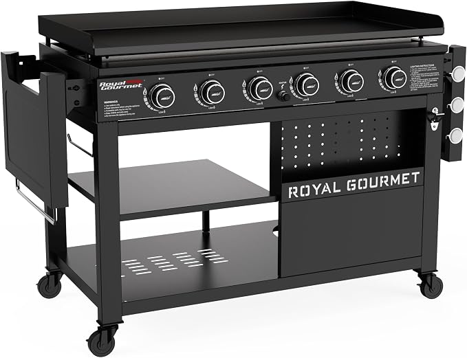 Royal Gourmet GB6000 6 Burner Propane Gas Griddle by RoyalGourmetCorp