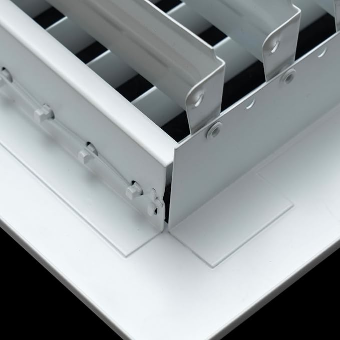Fits 8x6 Duct Opening Steel Adjustable Air Supply Grille by Handua | Register - Image 9