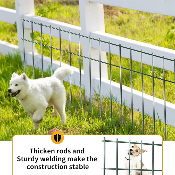 Adavin Small/Medium Animal Barrier Fence, 2 Pack 24 inX 15 in Underground - Image 2